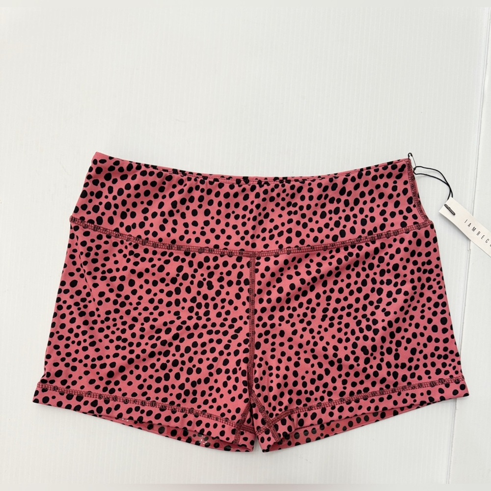 IAB MFG - I Am Becoming Pink Dotty 3 Inch No Rise Shorts - M